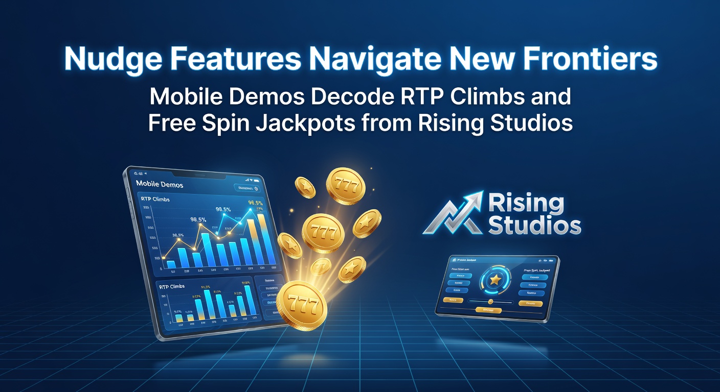 Dynamic nudge feature activating on a vibrant mobile slot screen, shifting reels toward a winning alignment amid colorful symbols and jackpot counters