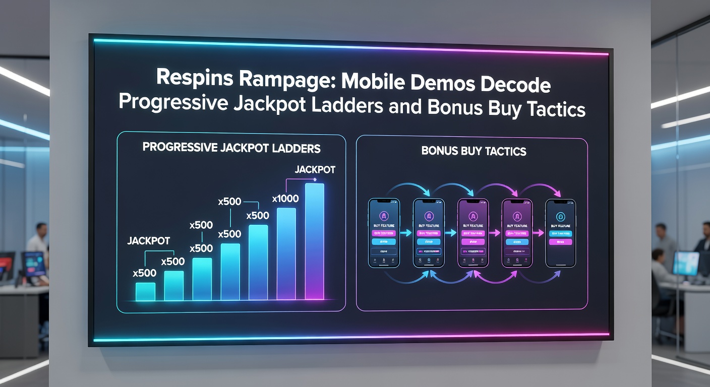 Vibrant mobile slot screen showing respins feature activating with cascading symbols and rising jackpot meters