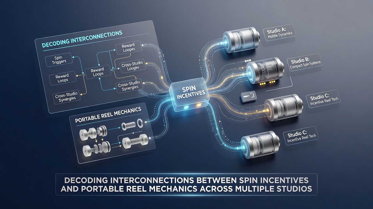 Detailed view of reel mechanics and incentive linkages in slot development