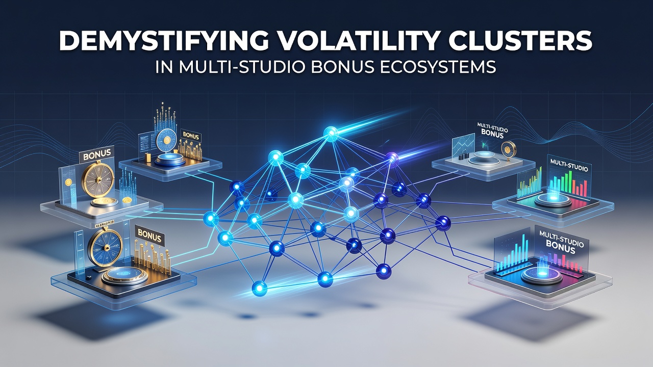 Visual representation of volatility patterns across multiple game studios in online slot ecosystems
