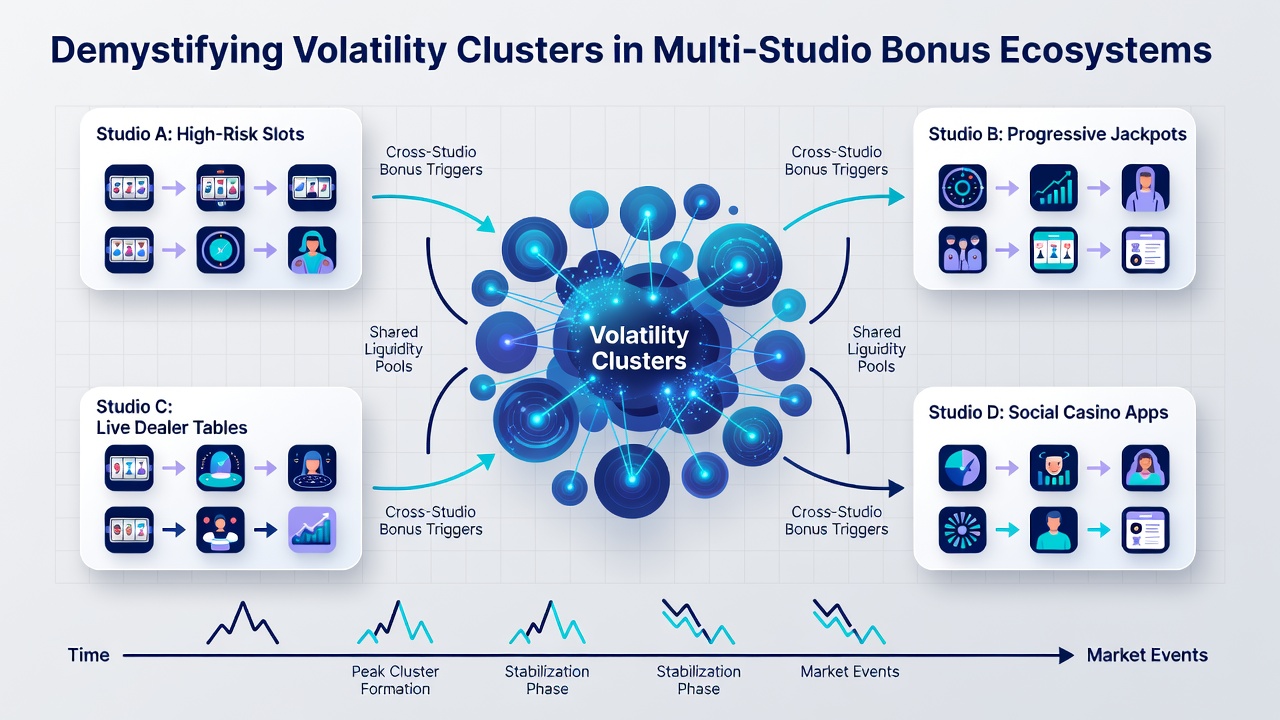 Infographic illustrating cluster detection methods in multi-provider bonus systems