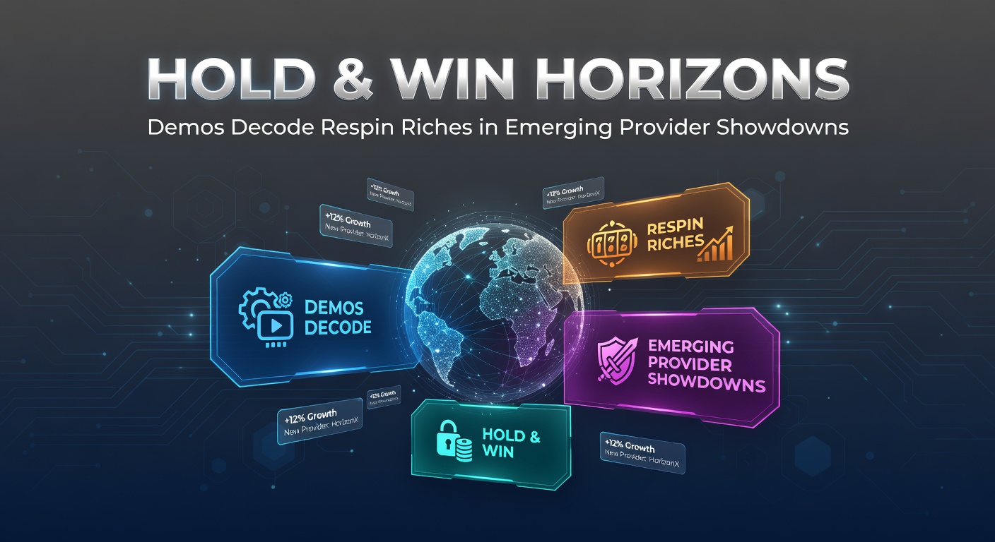 Vibrant slot screen showcasing Hold & Win feature with glowing symbols and respin counters building tension in a demo mode interface