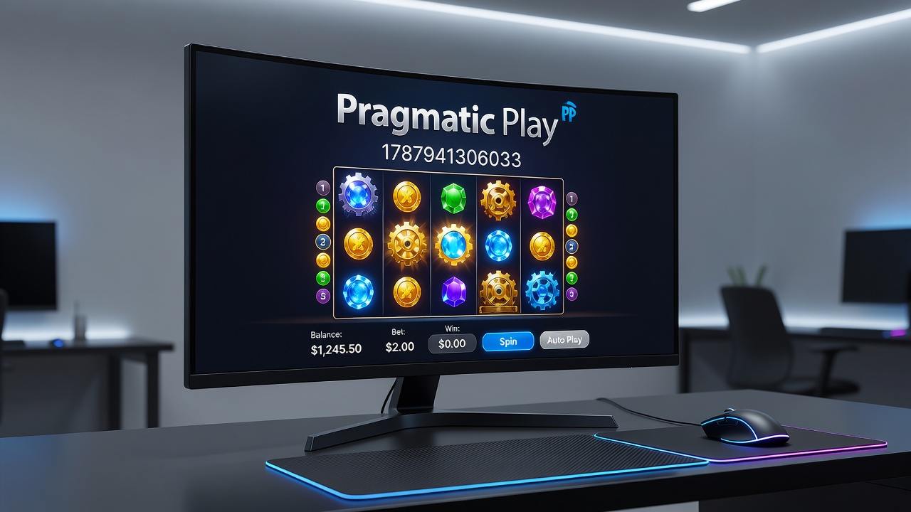 Mobile device displaying Pragmatic Play slot game during play session