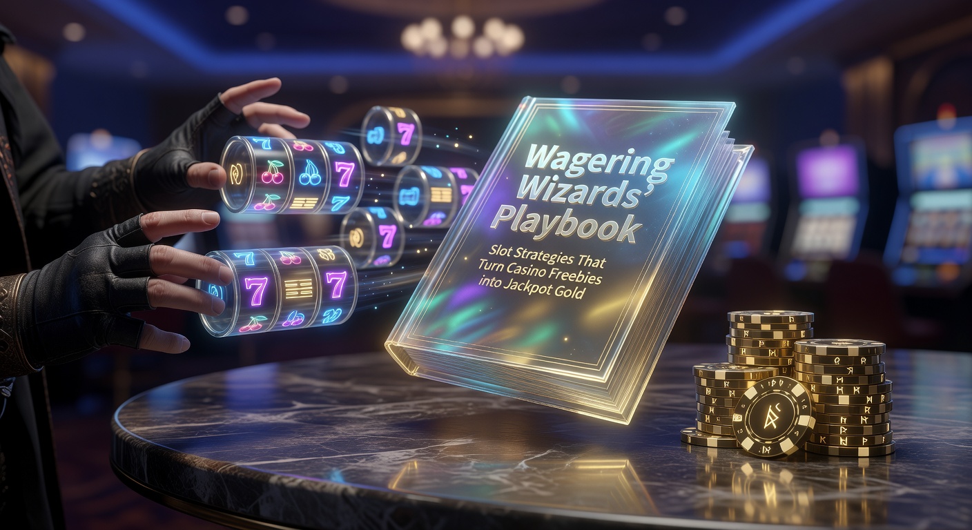 Vibrant slot reels spilling golden jackpots amid casino bonus icons, symbolizing freebies transforming into wins